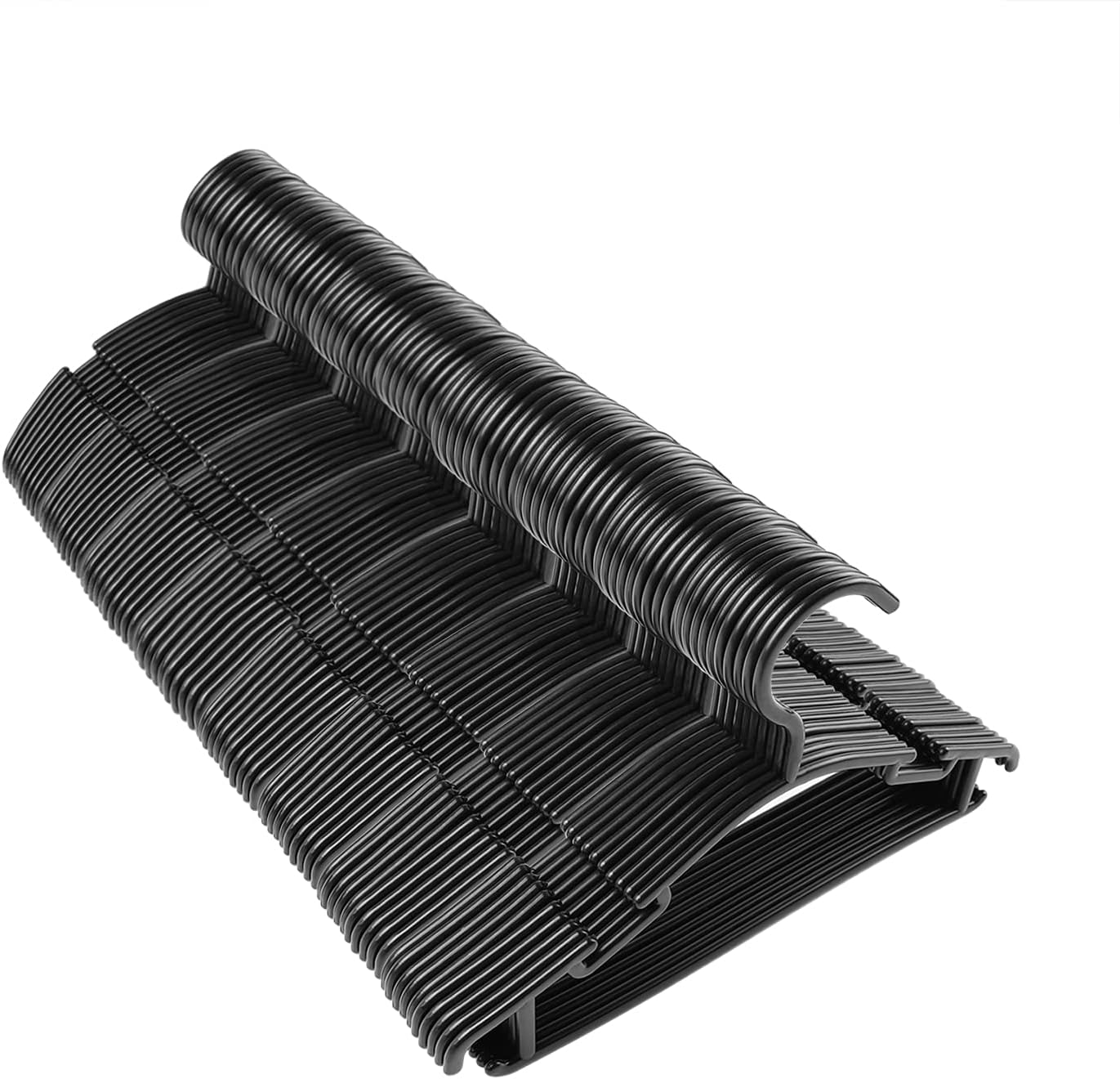 PERCHA DE PLÁSTICO NEGRO ADULTO 41CM PREMIUM - Imagen 2