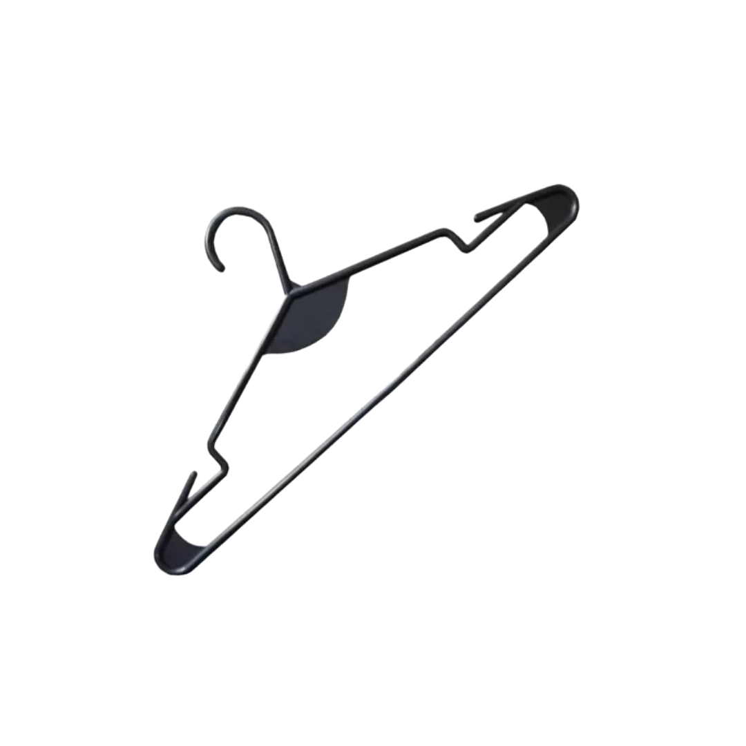 PERCHA DE PLÁSTICO NEGRO ADULTO 41CM PREMIUM - Imagen 3